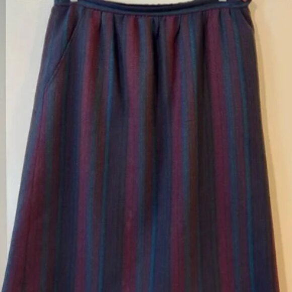 Evan Picone vintage The Classic Woman wool suit jacket and midi skirt 1970s/80s - Picture 5 of 8